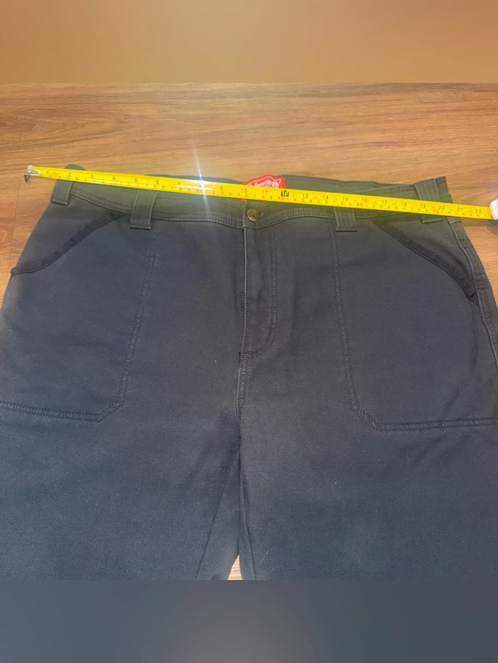 Coleman Men Pant 40X32 Gray Straight Leg Chino Mid Rise Casual Outdoor Relaxed